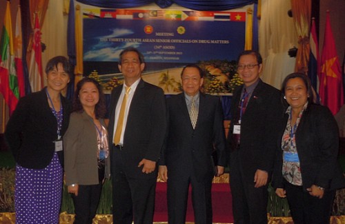 Philippine delegation to the 34th ASOD at Yangon, Myanmar in Mingalar Hall